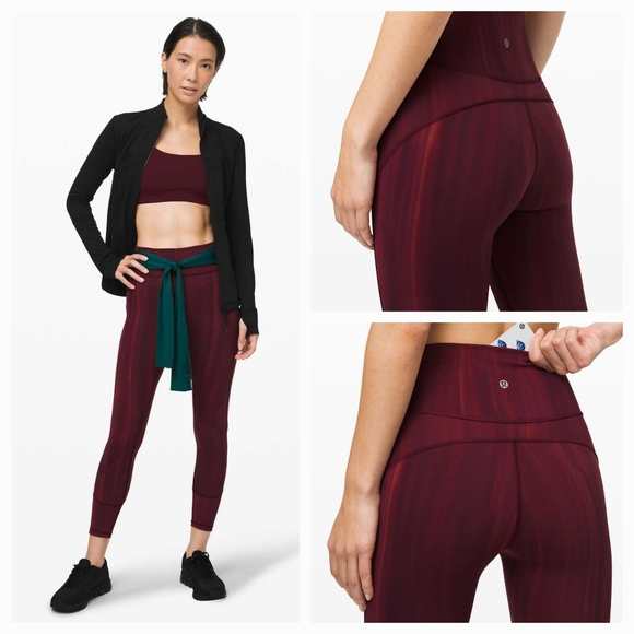 Lululemon In Movement Tight 25"  Sz 2 Style Number: W5CIOS HighRise - Picture 11 of 13